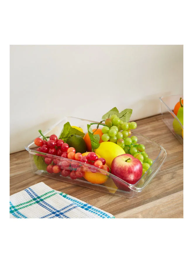 Home Box Omega Refrigerator Organiser Clear 32x8x23cm