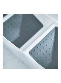 Home Box Omega Spice 3-Drawer Storage Organiser White/Grey 39.3x14.8x5cm  - Image 3