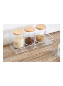 Home Box Omega Storage Organiser Clear 38.1x5.1x15.2cm  - Image 1