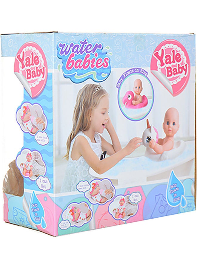 Yale - YL1872B-Green Baby Doll with Swimming Ring 30cm - Image 1