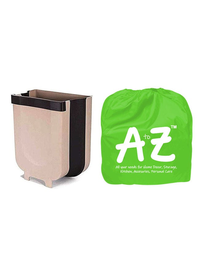 Hanging Kitchen Trash Can beige 25.3x17.5x28.6cm  - Image 1