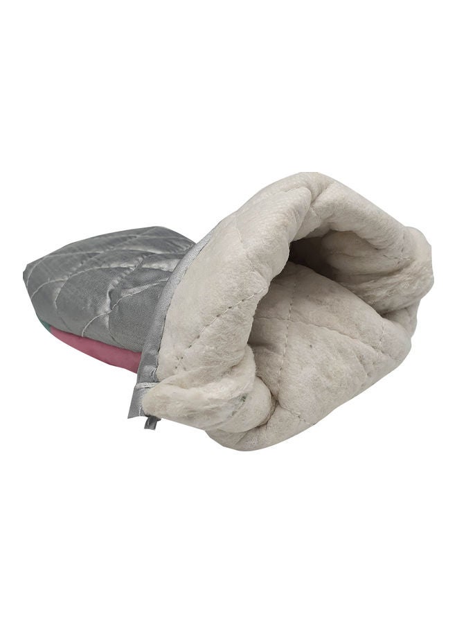 2-Piece Cotton Oven Pad And Glove Multicolour 28x17cm  - Image 3