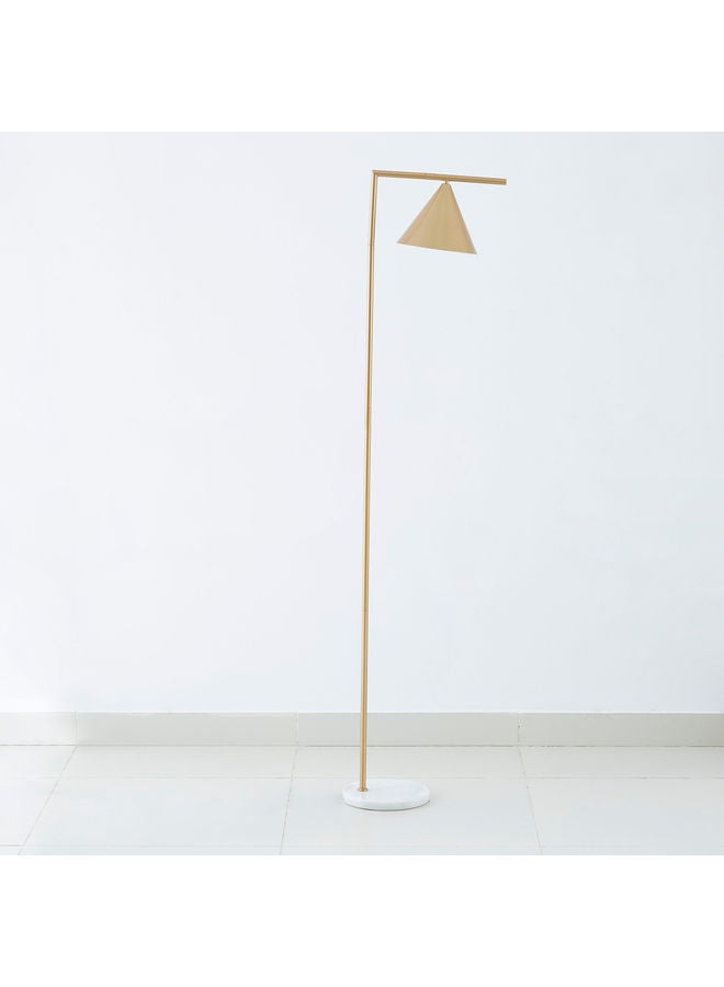 Home Box - Leo Dimmable Tall Lamp With 1000 Lumen Bulb Included And Rotary Switch Floor Lamp Gold 156cm - Image 1