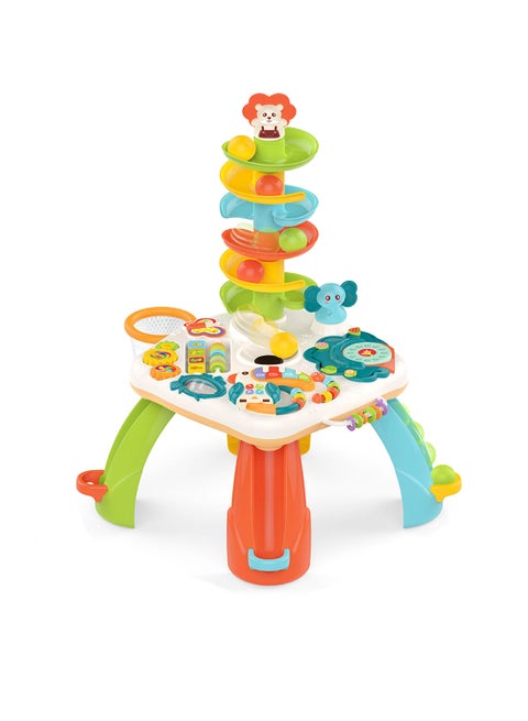 HE0519 Interactive Baby Activity Table, Musical Learning Toy with Lights and Sounds, 18+ Months