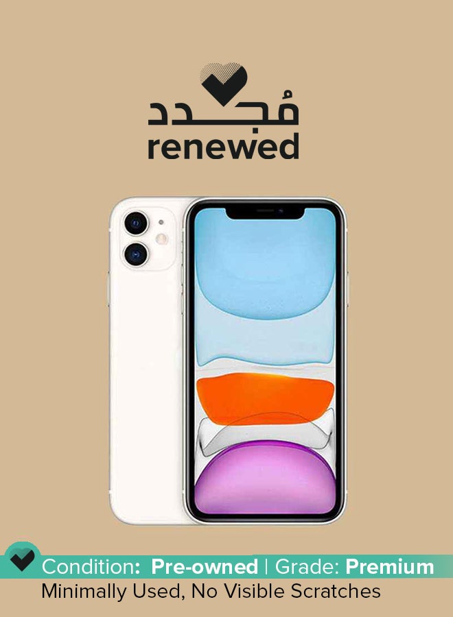 Apple Renewed - iPhone 11 With FaceTime White 256GB 4G LTE - Image 1