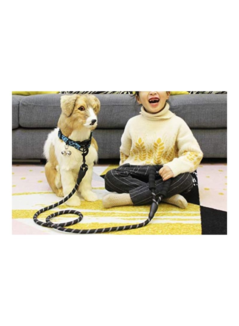 5 Feet Dog Leash Black 1.6x1.2cm - Image 2