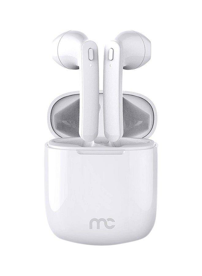 My Candy - Switch True Bluetooth Wireless Earbuds With Charing Case and Touch Control White - Image 1