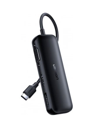 Adapter Converter VGA / DisplayPort V1.2a / HDMI V2.0b 4K@60 Hz - USB Typ C Black - v1608188233/N43129337A_1