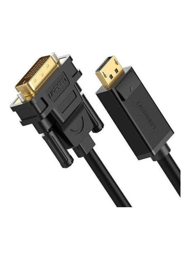 Ugreen Display Port Male To DVI Male Cable Black  - Image 2