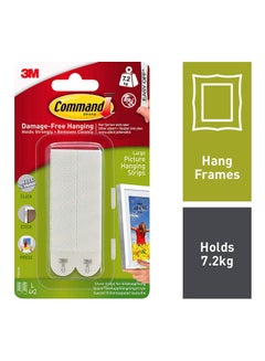 3M 2-Piece Large Picture Hanging Strips White 60x90cm  - Image 2