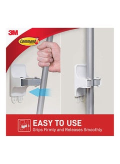 3M Broom Gripper White/Grey 8.5 x 7.9cm  - Image 3