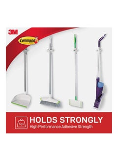 3M Broom Gripper White/Grey 8.5 x 7.9cm  - Image 4
