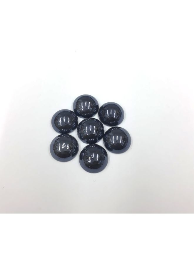 50-Piece Glass Half Beads 1.2cm