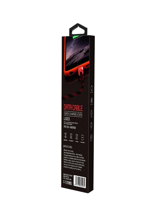USB-Data Cable Black/Red