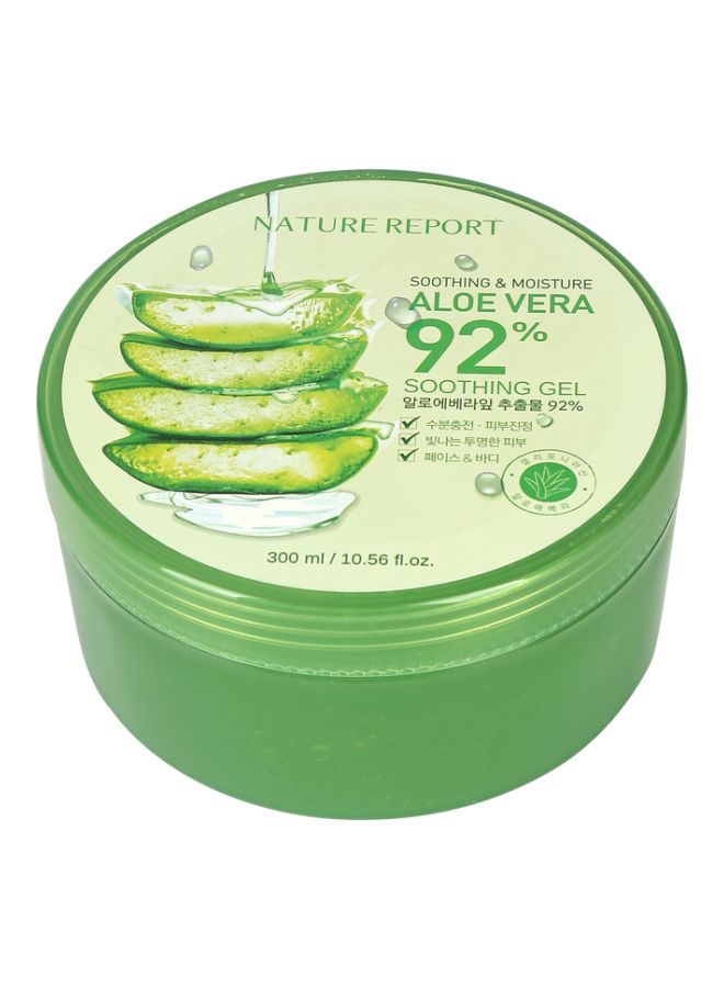NATURE REPORT - Aloe Vera Soothing Gel Green 300ml - Image 1