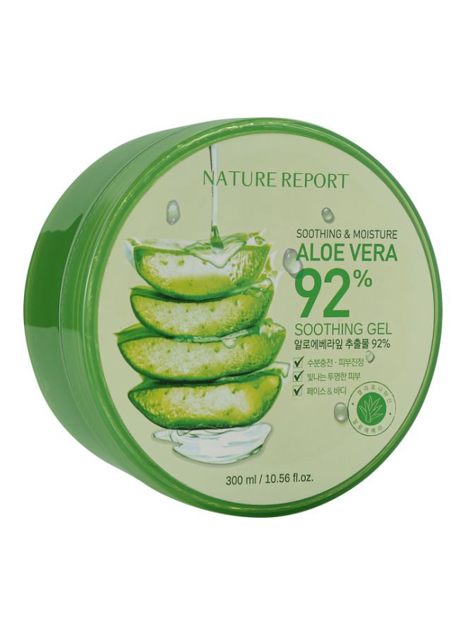 NATURE REPORT - Aloe Vera Soothing Gel Green 300ml - Image 1