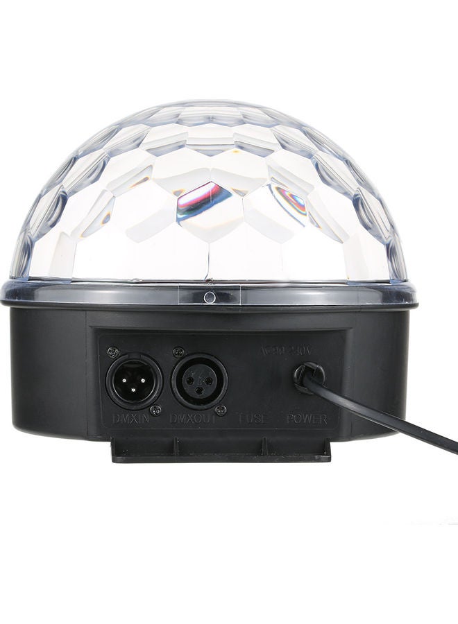 Digital LED RGB Crystal Magic Ball Black/Clear  - Image 2