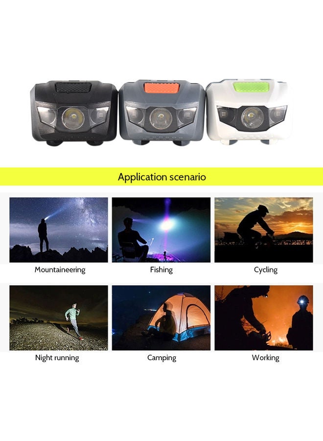 مصباح رأس محمول بإضاءة LED أسود 7.00x5.00x6.50Ø³Ù†ØªÙŠÙ…ØªØ± - Image 3