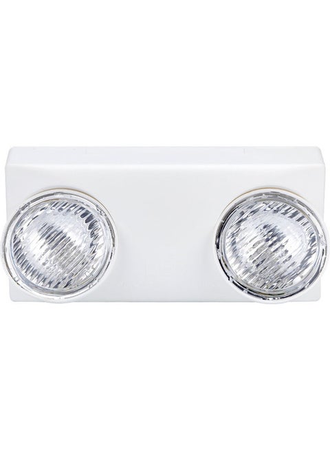 Two Head LED Emergency Light White 31.00x9.00x15.00cm