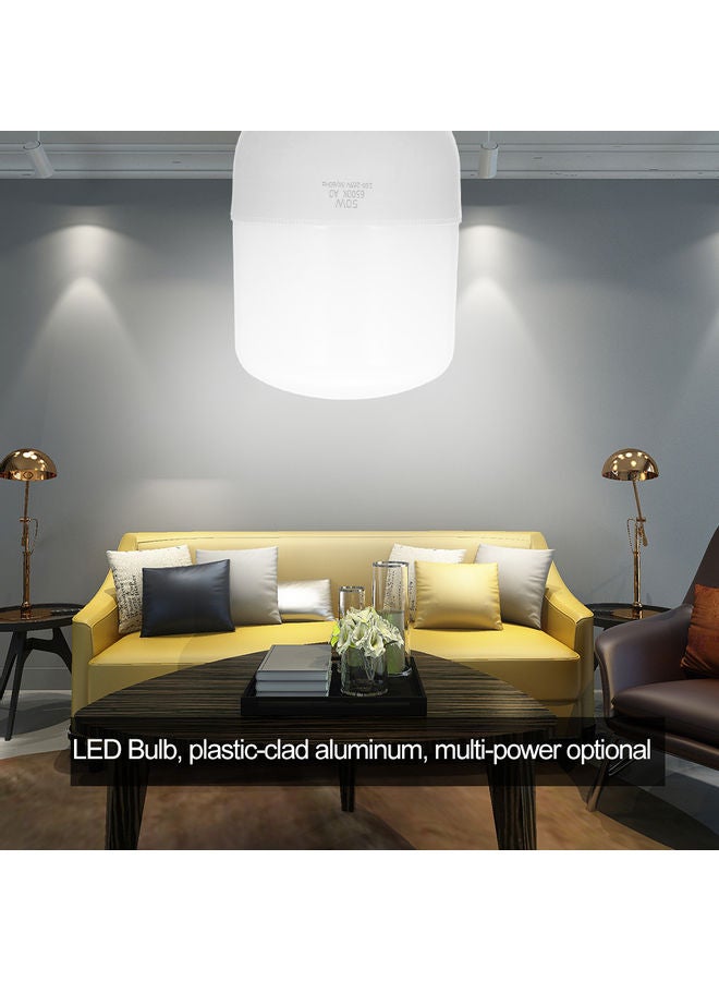 LED T Bubble Plastic Covered Aluminum LED Light White 18.00x10.00x10.00centimeter - Image 2