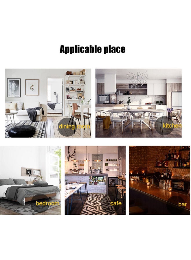 LED T Bubble Plastic Covered Aluminum LED Light White 18.00x10.00x10.00centimeter - Image 3