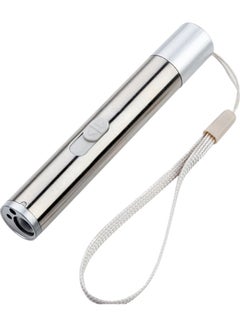 3 in 1 Multi functional LED Flashlight Silver 11.50x1.50x1.50cm