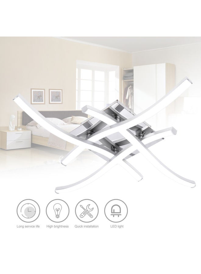4 Branches LED Ceiling Light White 37.00x8.00x15.00cm - Image 1