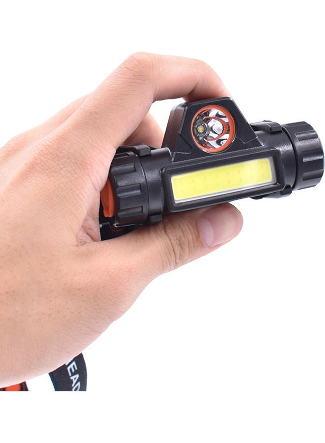 Generic Mini USB Rechargeable COB LED Headlamp Black 9.00x6.50x6.50cm  - Image 4
