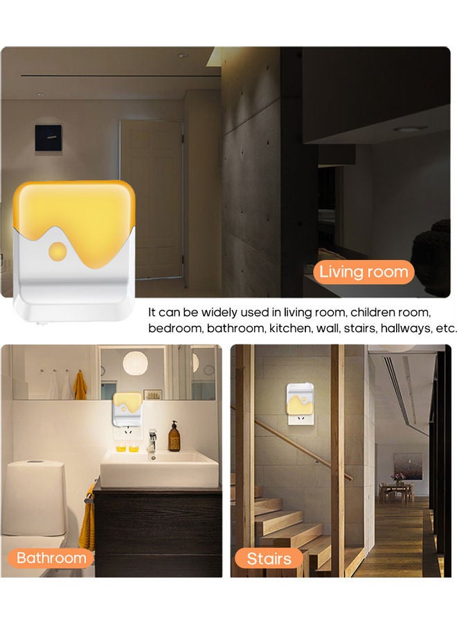 LED Night Light Wall Lamp Warm white 9.00x8.20x8.20cm - Image 4