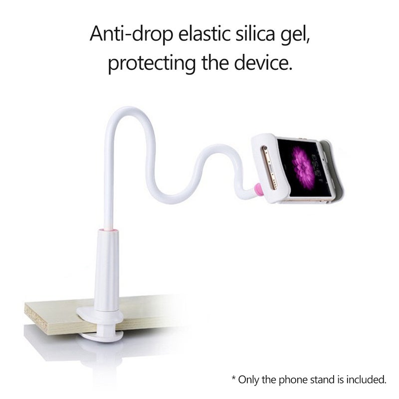 Generic Flexible Long Arm Lazy Phone Stand White  - Image 4