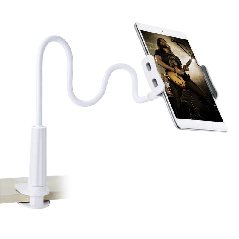Generic Flexible Long Arm Lazy Phone Stand White  - Image 1