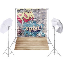 ANDOER 5 x7ft High Quality Varied Photography Background Cloth Multicolor  - Image 1