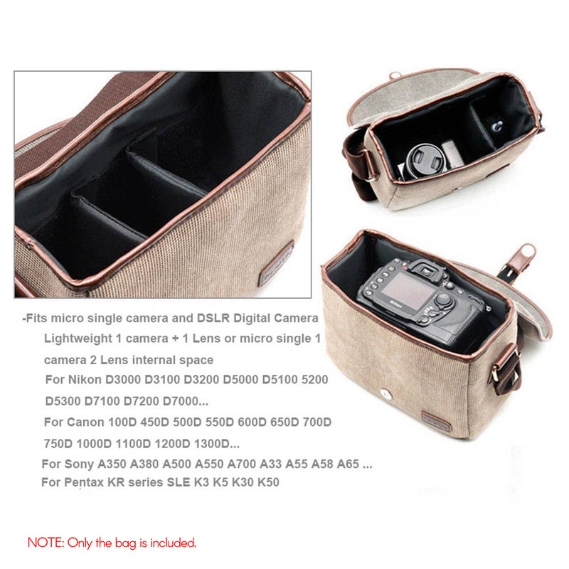 Generic SLR/DSLR Camera Bag Gray  - Image 4