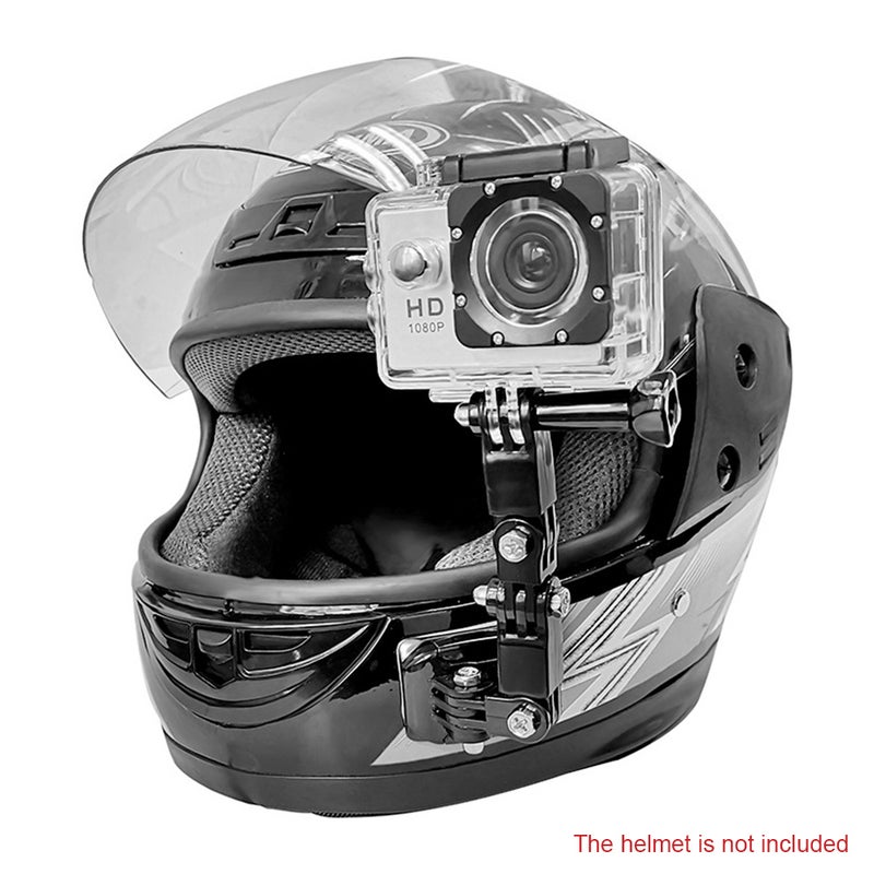 Motorcycle Helmet Chin Mount Holder Kit Black  - Image 4