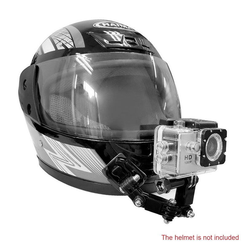 Motorcycle Helmet Chin Mount Holder Kit Black  - Image 2
