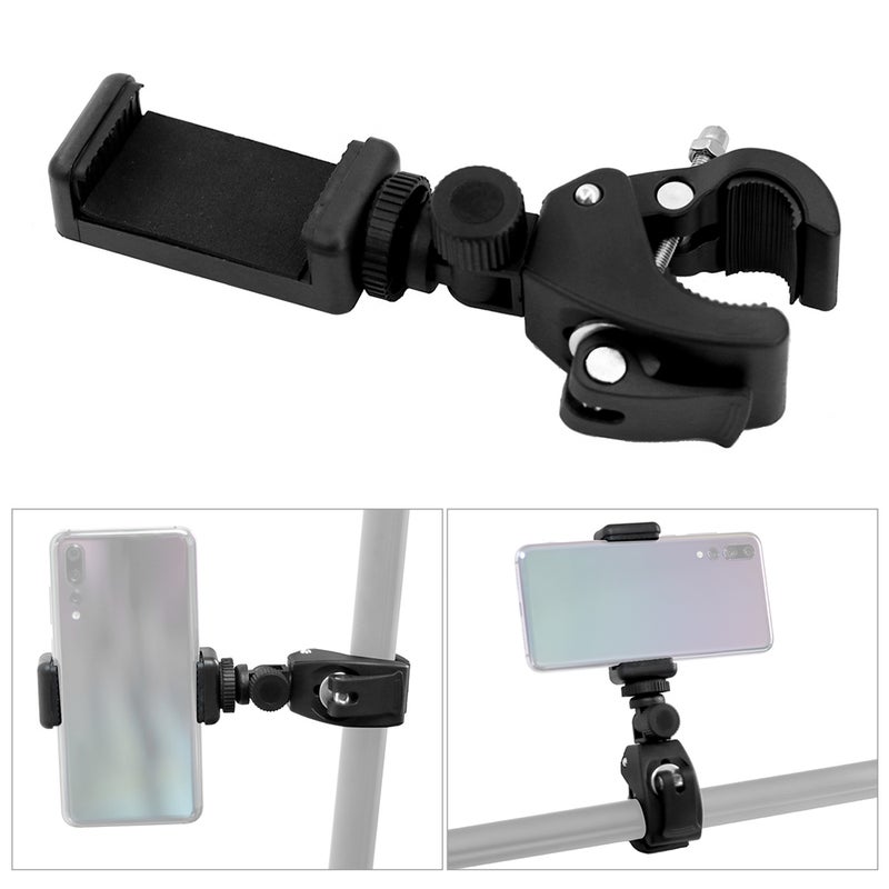 Universal 360 Degree Rotatable Phone Holder Black  - Image 2