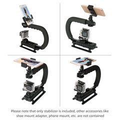 Generic Camcorder DSLR Stabilizer Handheld Black  - Image 5