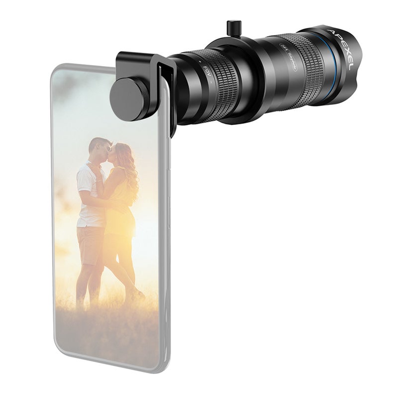 ANDOER APL-JS28X HD 28X Metal Single-tube Telephoto Lens Black  - Image 3