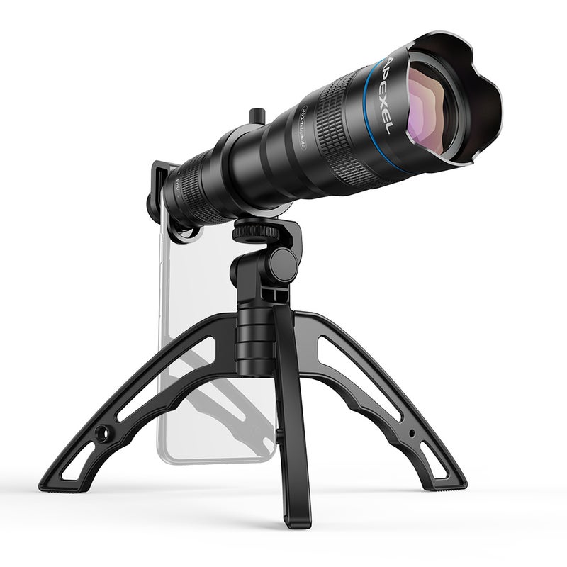 ANDOER APL-JS36XJJ04 HD 36X Metal Single-tube Telescope Telephoto Lens Black  - Image 4