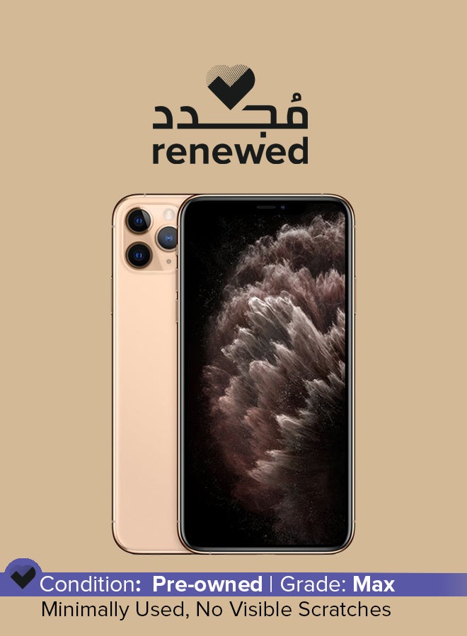 Apple Renewed - iPhone 11 Pro Max With FaceTime Gold 512GB 4G LTE - Image 1
