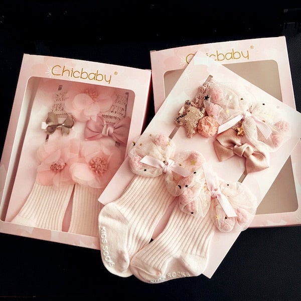 5-Pieces Factory Store Bow Hairband Headband & Hair Clip Set - Image 2