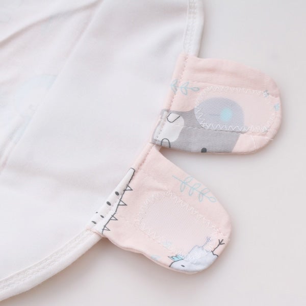 Newborn Knitting Zipper Print Binding Comfortable Simple Swaddling
