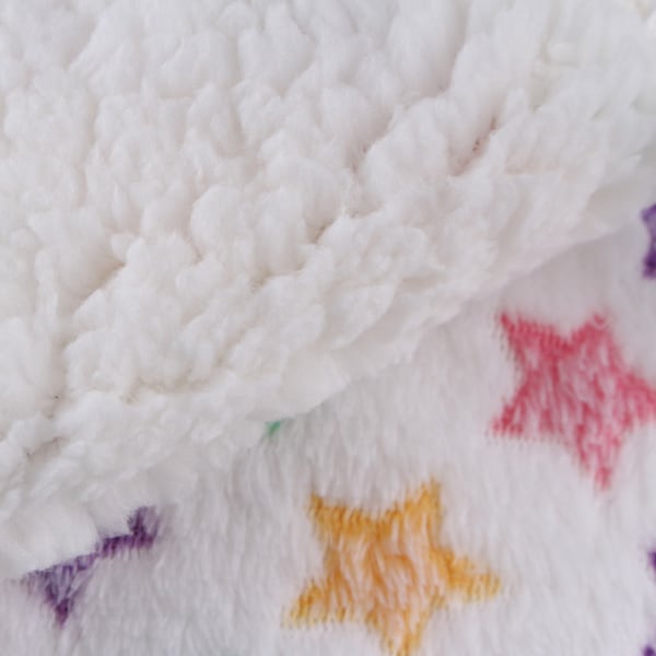 Generic Printed Thicken Soft New Born Swaddle Stroller Baby's Blanket  - Image 5