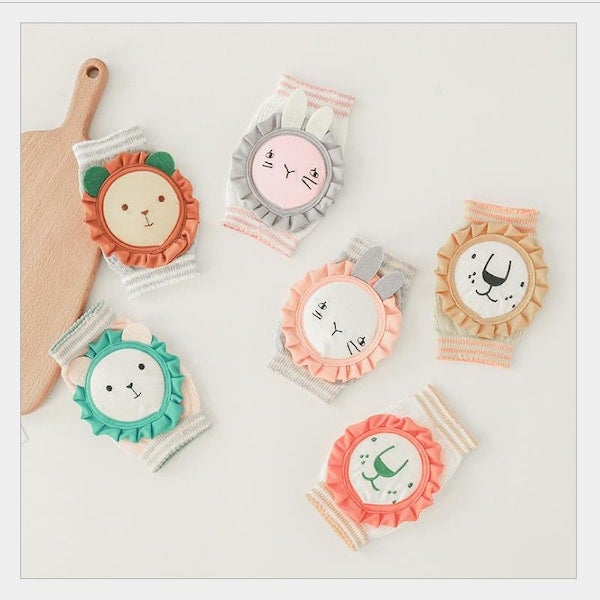 واقي ركبة للأطفال من القطن بتصميم شبكي كبير يسمح بالتهوية مناسب للصيف - Image 3