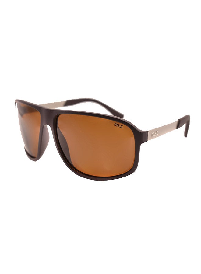 إم إي سي نظارة شمسية بإطار مربع وعدسات مستقطبة - مقاس العدسة: 83 مم للرجال - Image 2