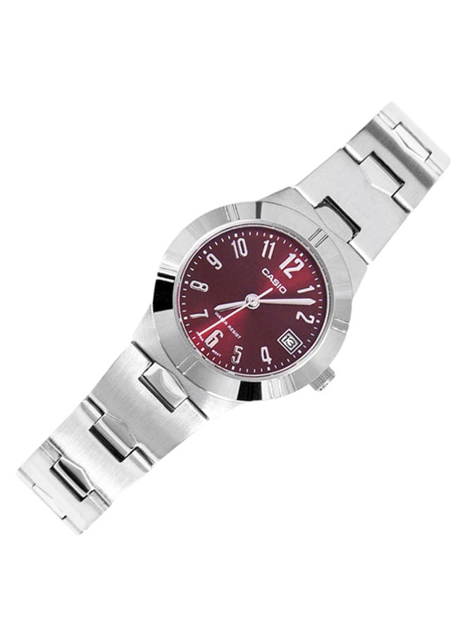 كاسيو ساعة يد بعقارب إنتيسر طراز LTP-1241D-4A2DF مقاس 51 مم - لون فضي للرجال - Image 2