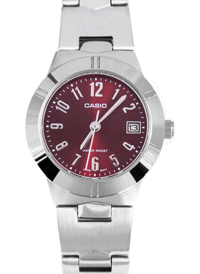 كاسيو ساعة يد بعقارب إنتيسر طراز LTP-1241D-4A2DF مقاس 51 مم - لون فضي للرجال - Image 4