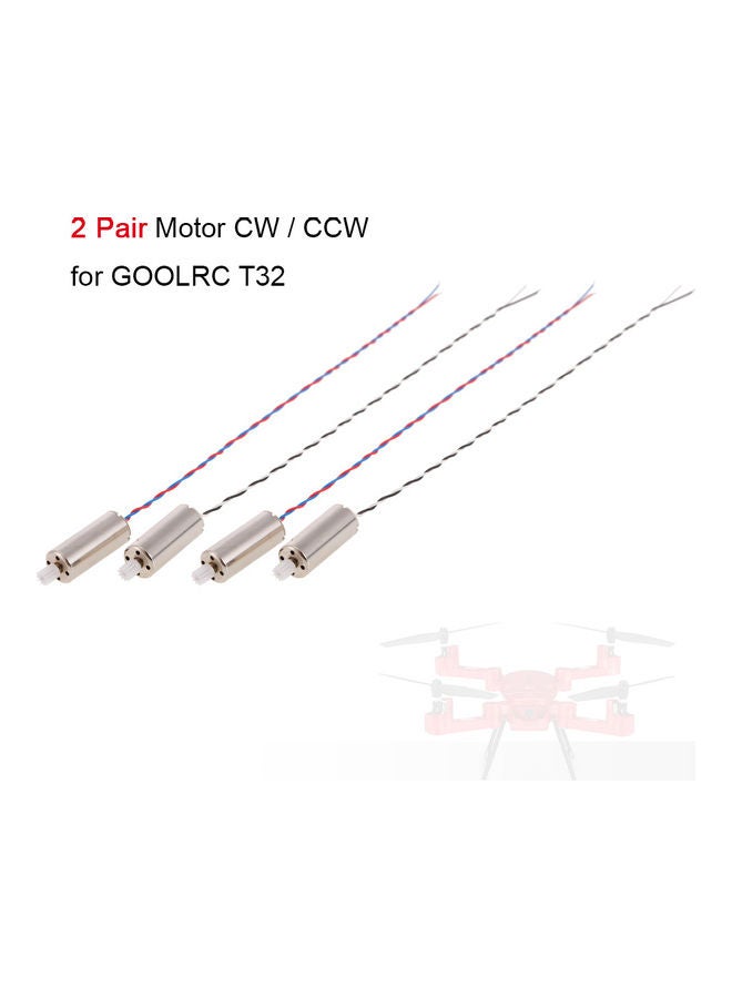 2 Pairs Driving Motor 5 x 2 x 3cm