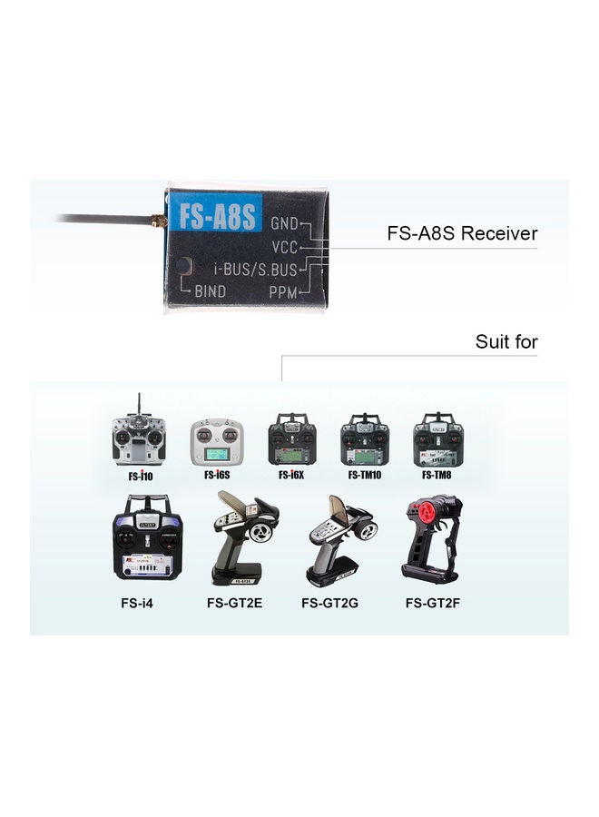 Flysky - SBUS Output Mini Receiver 7 x 1.5 x 3.5cm - Image 1