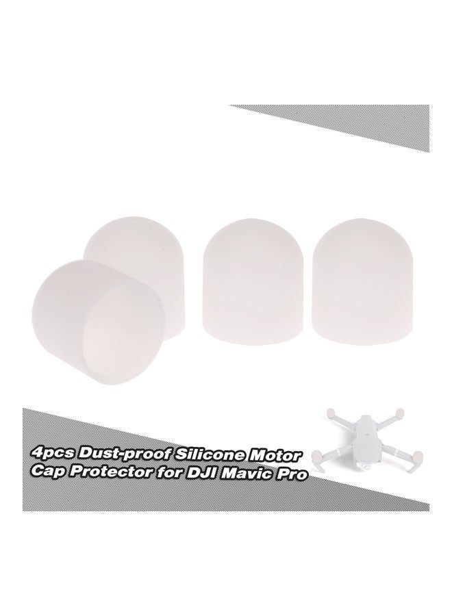 4 Piece Silicone Motor Cap Cover 10 x 3.5 x 8cm  - Image 1
